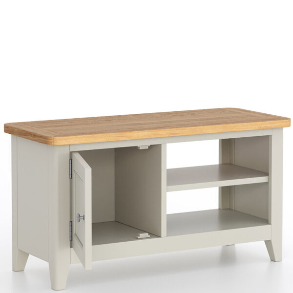 Arland Grey Painted TV Cabinet | Fully Assembled