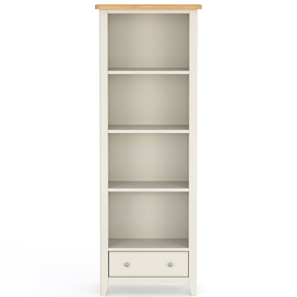 Arland Grey Painted Large Bookcase | Fully Assembled