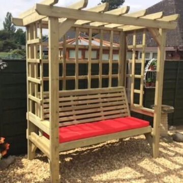 Timber Beatrice Arbour Sits 3