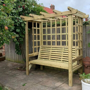 Timber Beatrice Arbour Sits 3
