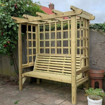 Timber Beatrice Arbour Sits 3