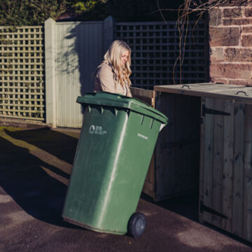 Timber Deluxe Double Bin Store