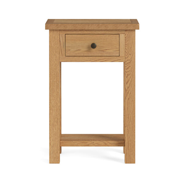 Bywell Waxed Oak Telephone Table | Clearance