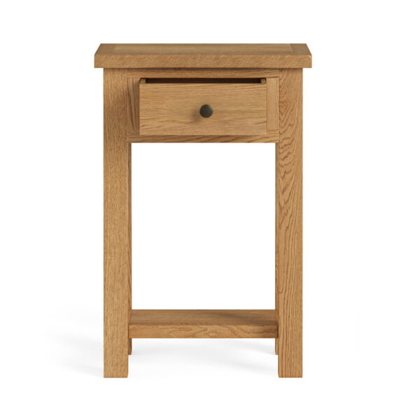 Bywell Waxed Oak Telephone Table | Clearance