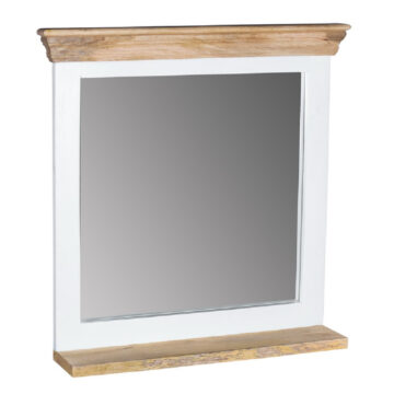 Balshire Mirror Frame With Shelf Solid Mango Wood