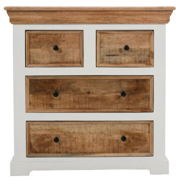 Balshire Solid Mango Wood 4 Chest Of Drawers