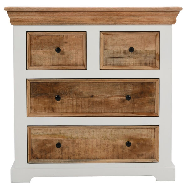 Balshire Solid Mango Wood 4 Chest Of Drawers