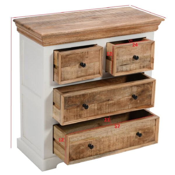 Balshire Solid Mango Wood 4 Chest Of Drawers |