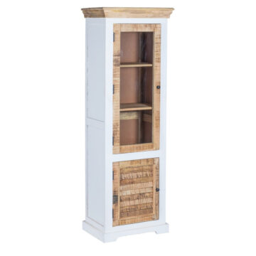 Balshire Mango 1 Door 3 Shelf Bookcase/Display Cabinet | Assembled