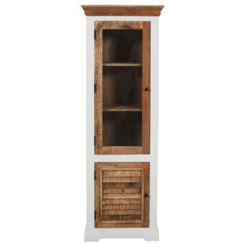 Balshire Mango 1 Door 3 Shelf Bookcase/Display Cabinet | Assembled