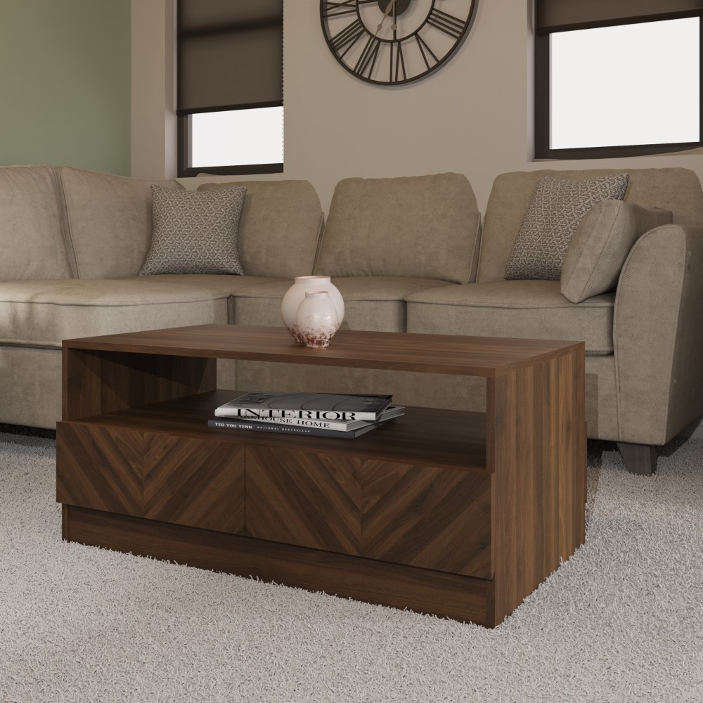 Catalina Coffee Table Self Assembly Oak World