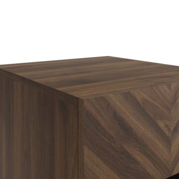 Catalina 1 Drawer Lamp Table | Bedside Table | Walnut Finish