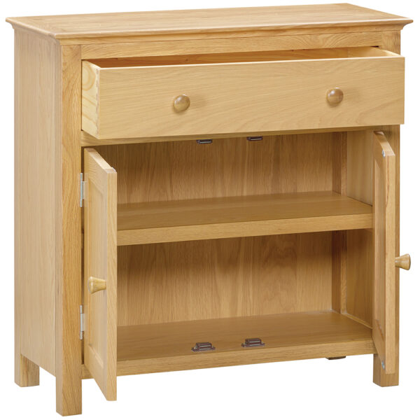 Emperor Oak Compact Sideboard | Fully Assembled