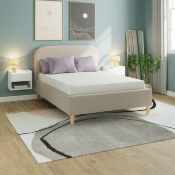 Elowen Boucle Ottoman Storage Bed 150cm