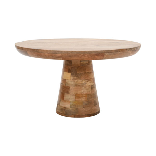 Epping Solid Wood Coffee Table Mushroom Style