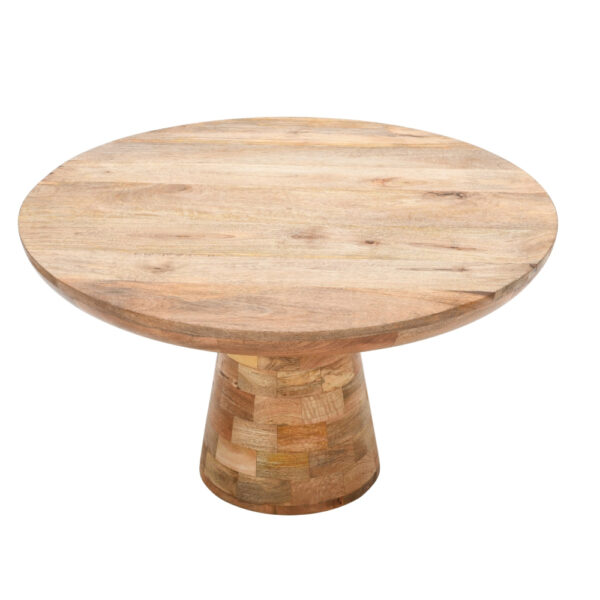 Epping Solid Wood Coffee Table Mushroom Style |