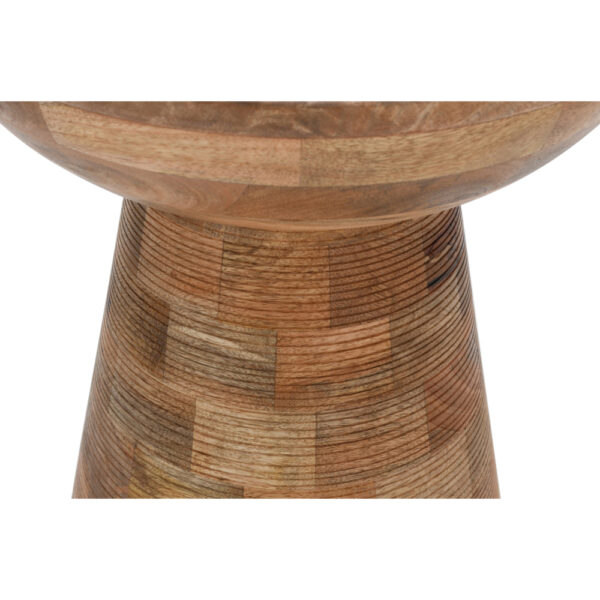 Epping Solid Wood Coffee Table Mushroom Style |
