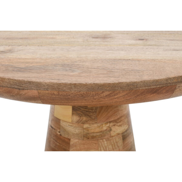 Epping Solid Wood Coffee Table Mushroom Style |