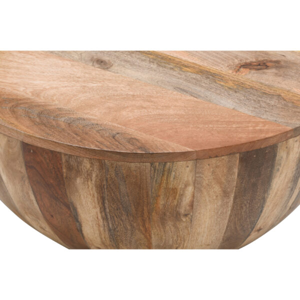Epping Solid Wood Drum Coffee Table |