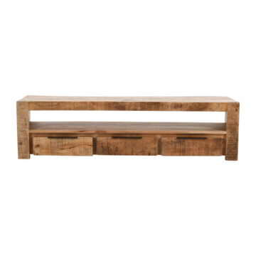 Epping Solid Wood Large Tvc With 3 Drawers