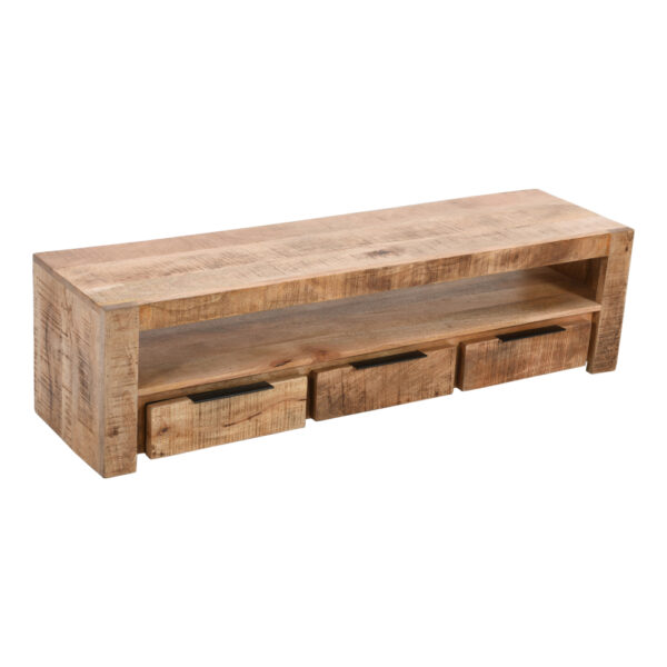 Epping Solid Wood Large Tvc With 3 Drawers |