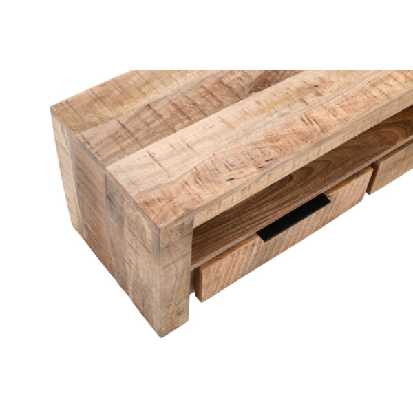 Epping Solid Wood Tv Stand With 2 Drawers |