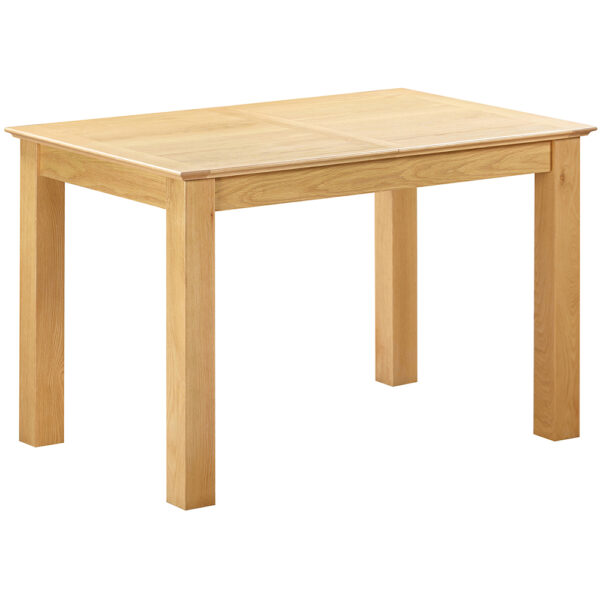 Emperor Oak Extendable Dining Table 1200-1550 | Self Assembly