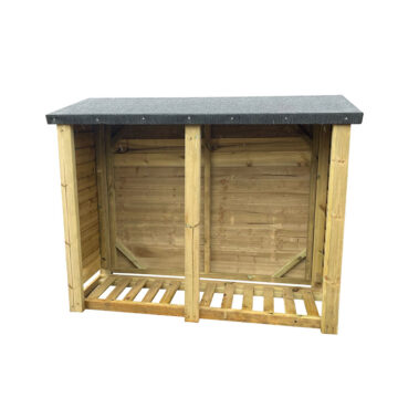 Timber Felted Heavy Duty Log Store 5x6
