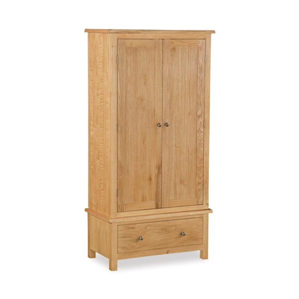 Bywell Waxed Oak Gentlemans Wardrobe | Clearance