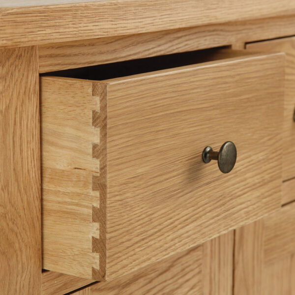 Bywell Waxed Oak Large Sideboard | Fully Assembled | Clearance