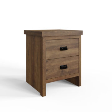 Fenway Pair of 2 Drawer Bedside Tables | Oak Finish