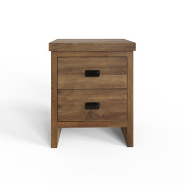Fenway Pair of 2 Drawer Bedside Tables | Oak Finish
