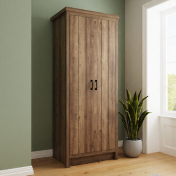 Fenway 2 Door Wardrobe | Oak Finish