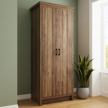 Fenway 2 Door Wardrobe | Oak Finish