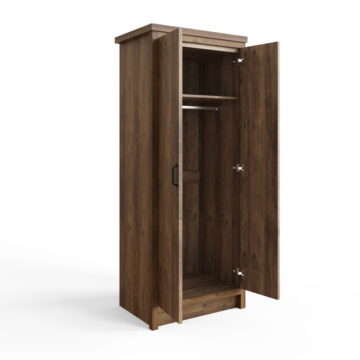 Fenway 2 Door Wardrobe | Oak Finish