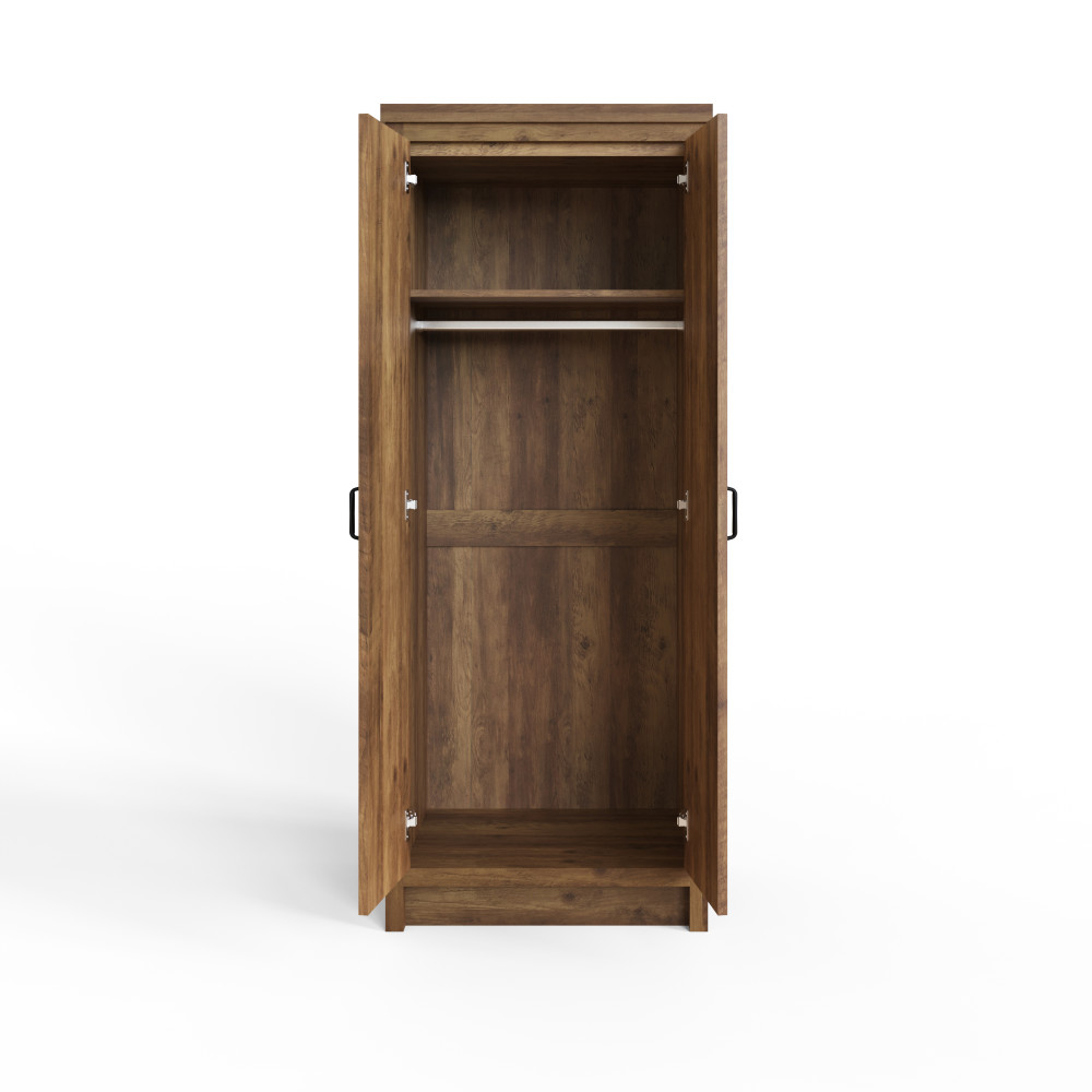 Fenway 2 Door Wardrobe | Oak Finish