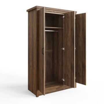Fenway 3 Door Wardrobe | Oak Finish
