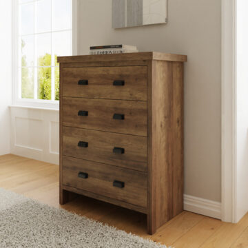 Fenway 4 Drawer Chest | Oak Finish