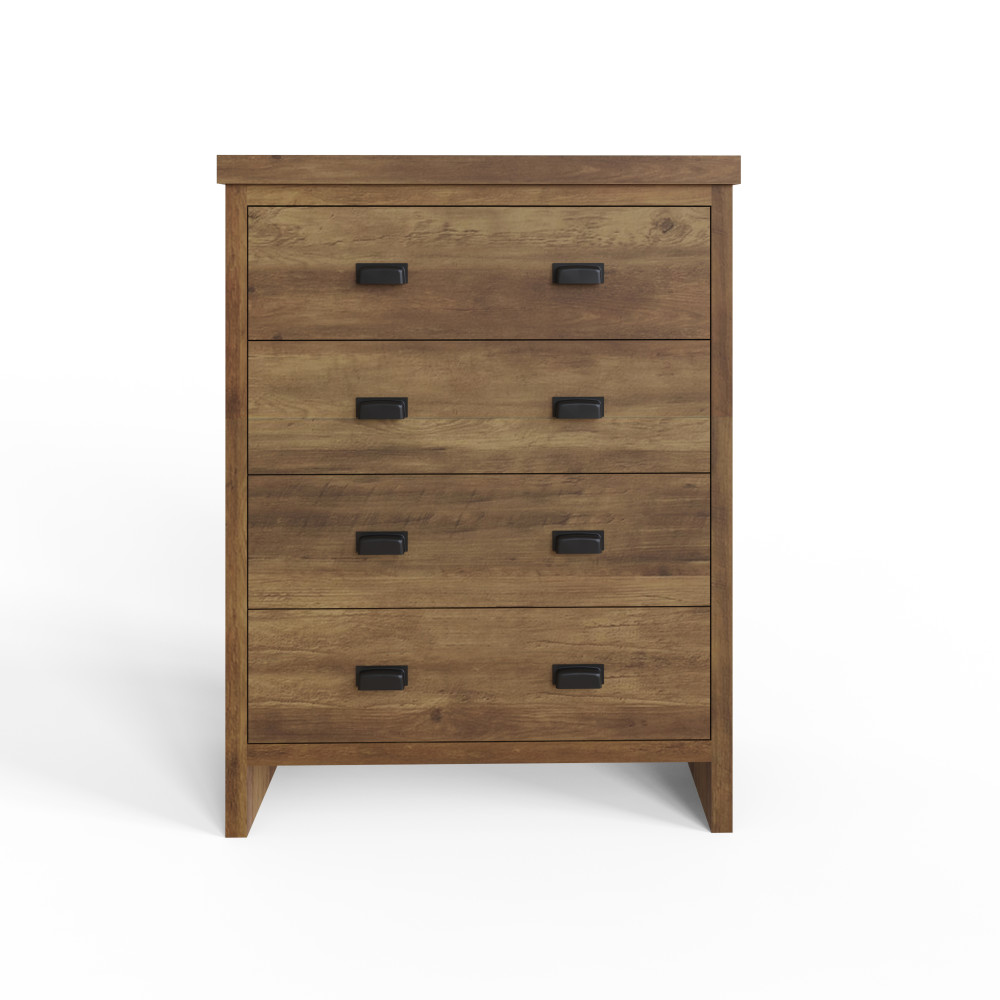 Fenway 4 Drawer Chest | Oak Finish