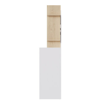 Freydis White 1 Door 1 Drawer Dressing Table | Oak Finish