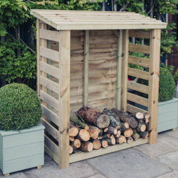 Timber Heavy Duty Log Store 5x4