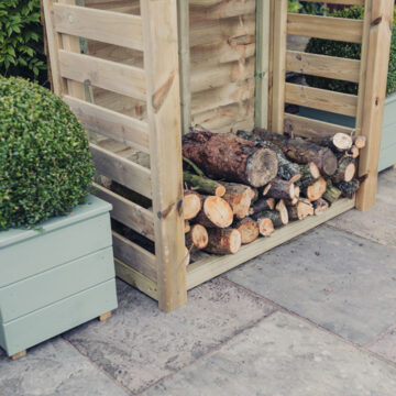 Timber Heavy Duty Log Store 4×5
