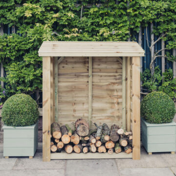 Timber Heavy Duty Log Store 5×4
