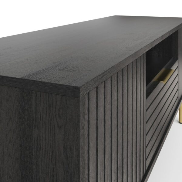 Black Calista TV Unit | Self Assembly
