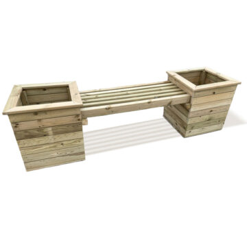 Timber Planter Bench
