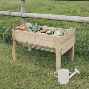 Timber Raised Veg Trug - 100cm
