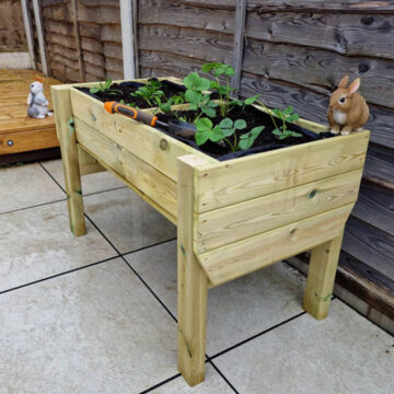 Timber Raised Veg Trug – 150cm