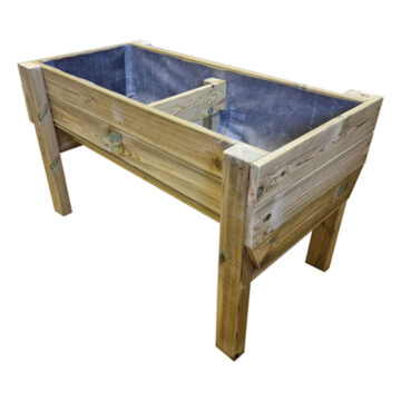 Timber Raised Veg Trug – 180cm