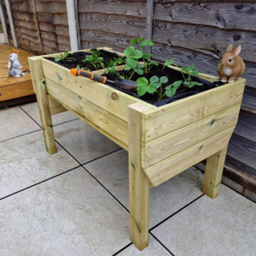 Timber Raised Veg Trug - 180cm