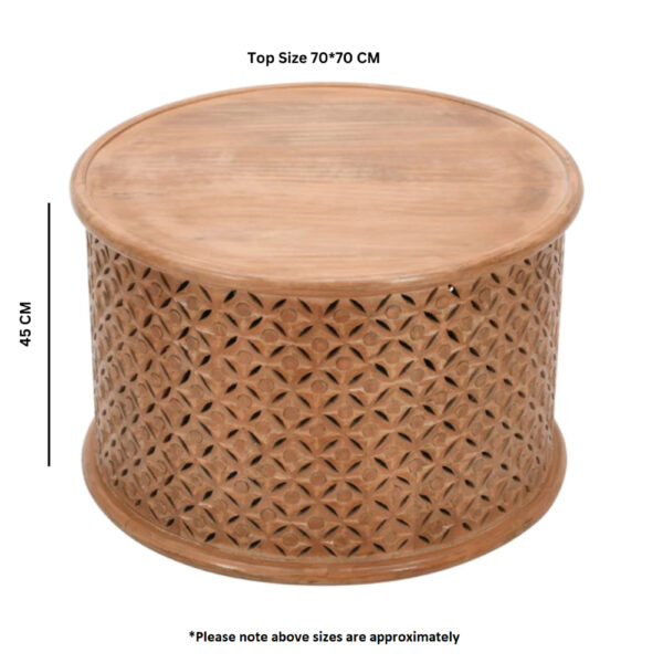 Russell Mango Wood Coffee Table |